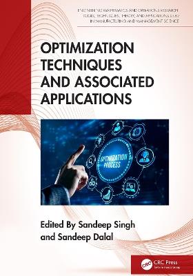 Optimization Techniques and Associated Applications - cover