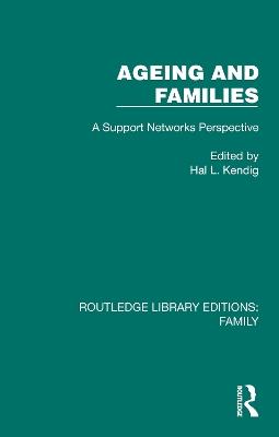 Ageing and Families: A Support Networks Perspective - cover
