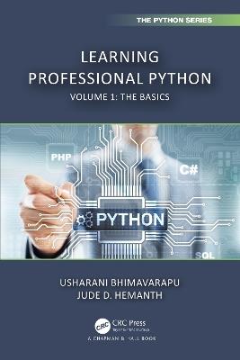 Learning Professional Python: Volume 1: The Basics - Usharani Bhimavarapu,Jude D. Hemanth - cover