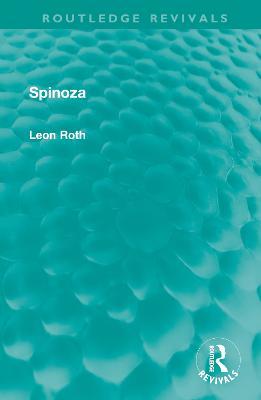 Spinoza - Leon Roth - cover