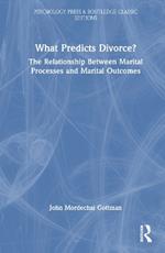 What Predicts Divorce?: The Relationship Between Marital Processes and Marital Outcomes