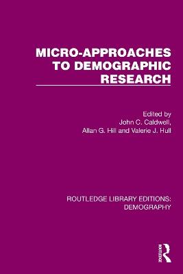 Micro-Approaches to Demographic Research - cover