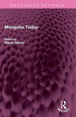 Mongolia Today - cover