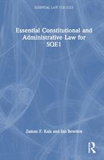 Essential Constitutional and Administrative Law for SQE1