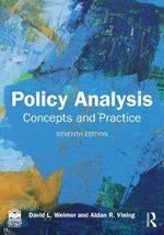 Policy Analysis: Concepts and Practice