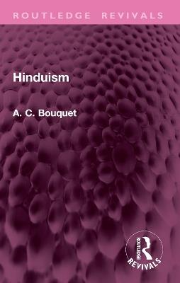 Hinduism - A C Bouquet - cover
