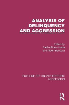 Analysis of Delinquency and Aggression - cover
