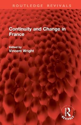Continuity and Change in France - cover