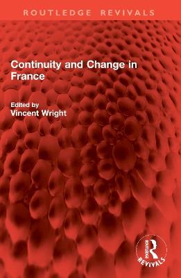 Continuity and Change in France - cover