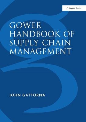 Gower Handbook of Supply Chain Management - cover