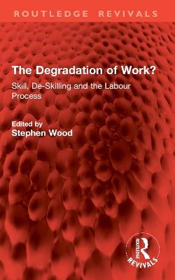 The Degradation of Work?: Skill, De-Skilling and the Labour Process - cover