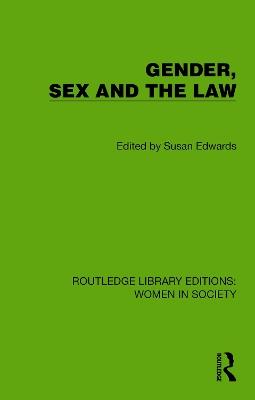 Gender, Sex and the Law - cover