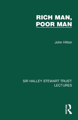Rich Man, Poor Man - John Hilton - cover