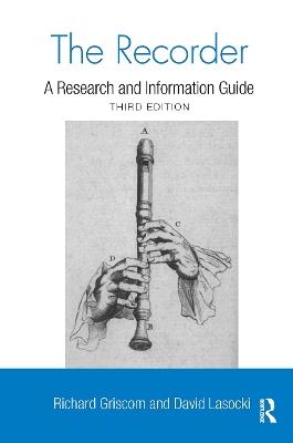 The Recorder: A Research and Information Guide - Richard W. Griscom,David Lasocki - cover