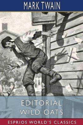 Editorial Wild Oats (Esprios Classics) - Mark Twain - cover