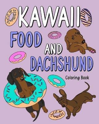 Kawaii Food and Dachshund Coloring Book - Paperland - cover