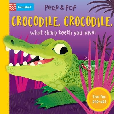Crocodile, Crocodile, What Sharp Teeth You Have!: With Five Fun Pop-ups! - Campbell Books - cover