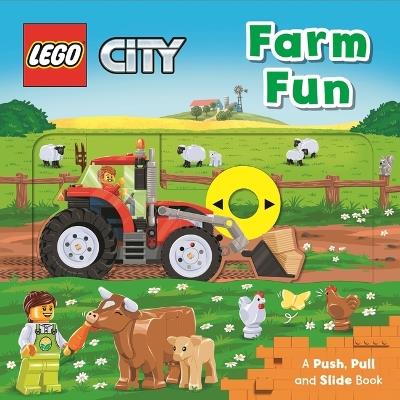 Lego(r) City. Farm Fun: A Push, Pull and Slide Book - MacMillan Children's Books,AMEET Studio - cover