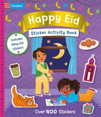 Happy Eid Sticker Activity Book: With over 400 stickers - Campbell Books - cover