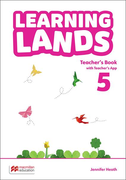 Learning lands. Level 5. Teacher's book. Con app - Jennifer Heath - copertina