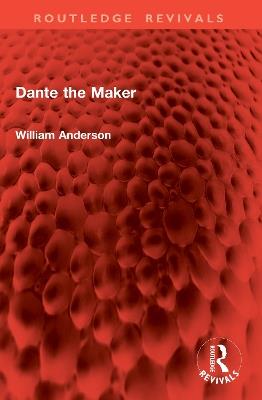 Dante the Maker - William Anderson - cover