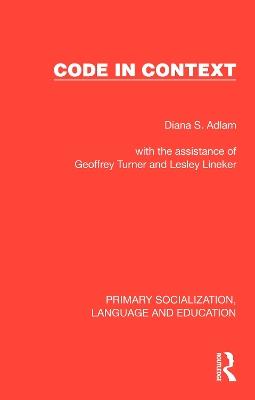 Code in Context - Diana S. Adlam - cover