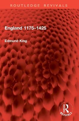England 1175–1425 - Edmund King - cover