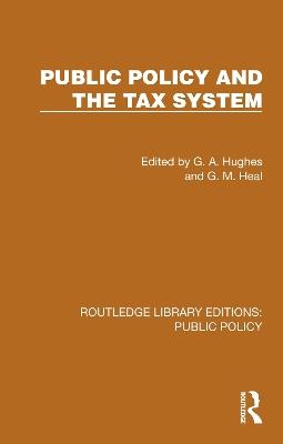Public Policy and the Tax System - cover