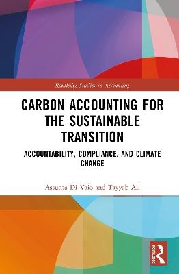 Carbon Accounting for the Sustainable Transition: Accountability, Compliance, and Climate Change - Assunta Di Vaio,Tayyab Ali - cover