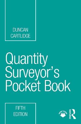 Quantity Surveyor's Pocket Book - Duncan Cartlidge - cover