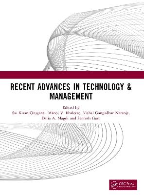 Recent Advances in Technology & Management - cover