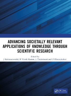 Advancing Societally Relevant Applications of Knowledge through Scientific Research - cover