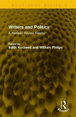Writers and Politics: A Partisan Review Reader - cover