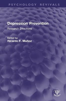 Depression Prevention: Research Directions - cover