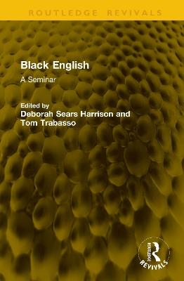 Black English: A Seminar - cover