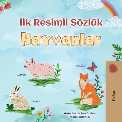 First Picture Dictionary - Animals (Turkish Children's Book) - Kidkiddos Books - cover