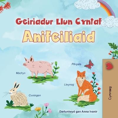 First Picture Dictionary - Animals (Welsh Children's Book) - Kidkiddos Books - cover