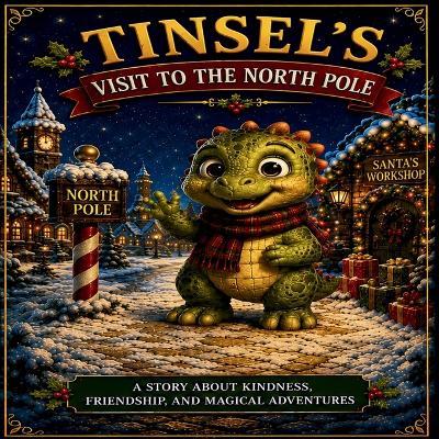 Tinsel's Visit to the North Pole: A Magical Christmas Story About Believing (A Heartwarming Holiday Picture Book for Kids Ages 3-7) - Adam Bailey - cover
