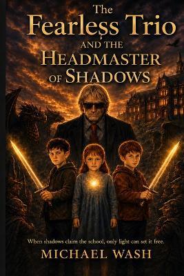 The Fearless Trio and the Headmaster of Shadows - Michael Wash - cover