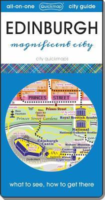 Edinburgh - magnificent city: Map guide of What to see & How to get there - cover