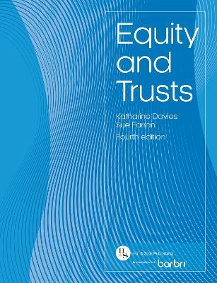 Equity and Trusts - Katharine Davies,Sue Farran - cover