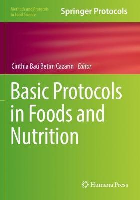 Basic Protocols in Foods and Nutrition - cover