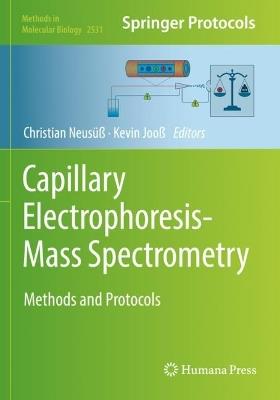 Capillary Electrophoresis-Mass Spectrometry: Methods and Protocols - cover