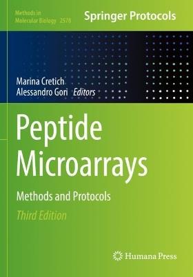 Peptide Microarrays: Methods and Protocols - cover