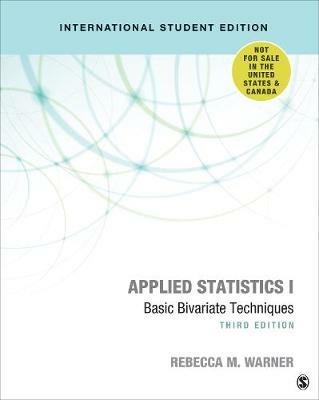 Applied Statistics I - International Student Edition: Basic Bivariate Techniques - Rebecca M. Warner - cover