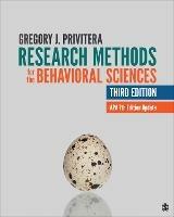Research Methods for the Behavioral Sciences - Gregory J. Privitera - cover