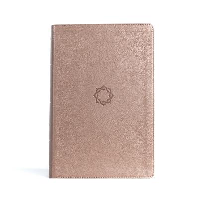 KJV Essential Teen Study Bible, Rose Gold Leathertouch - cover