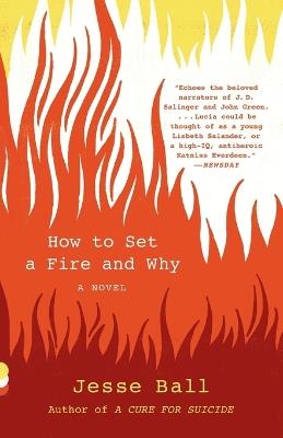 How to Set a Fire and Why: A Novel - Jesse Ball - cover