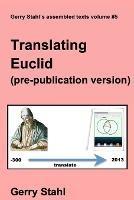 Translating Euclid (pre-publication versions) - Gerry Stahl - cover