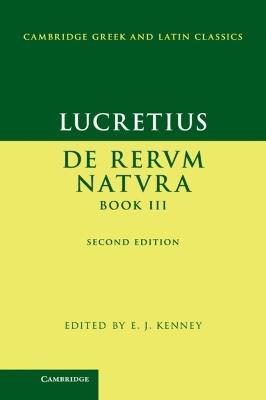 Lucretius: De Rerum NaturaBook III - Lucretius - cover